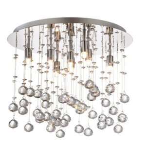 Moonlight PL Ideal Lux Plafoniera In Cristallo Cromo - Moonlight PL5