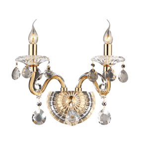 Negresco AP Ideal lux Applique Classica in Vetro e Cristallo