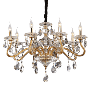 Negresco Ideal Lux Lampadario Classico in Cristallo