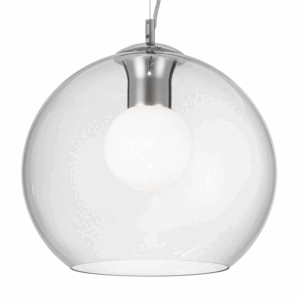 Nemo Sp1 Ideal Lux Lampada a Sospensione Trasparente
