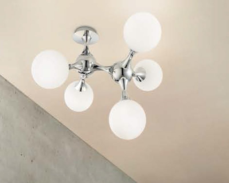 Nodi Ideal Lux Applique Plafoniera con Sfere in Vetro