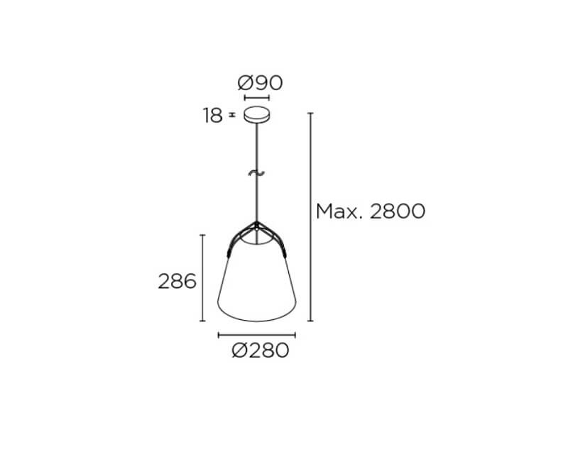 Napa Leds-C4 Lampada a Sospensione Moderna