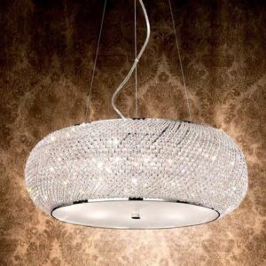 Pashà SP Ideal Lux Lampadario Classico Contemporaneo Cromo