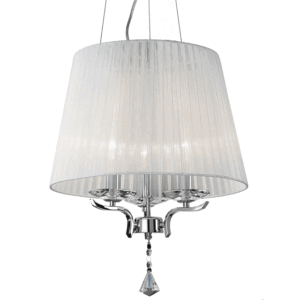 Pegaso Sp3 Ideal Lux Lampadario Classico in Tessuto