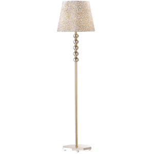 Queen Pt Ideal Lux Piantana Classica con Paralume in Tessuto