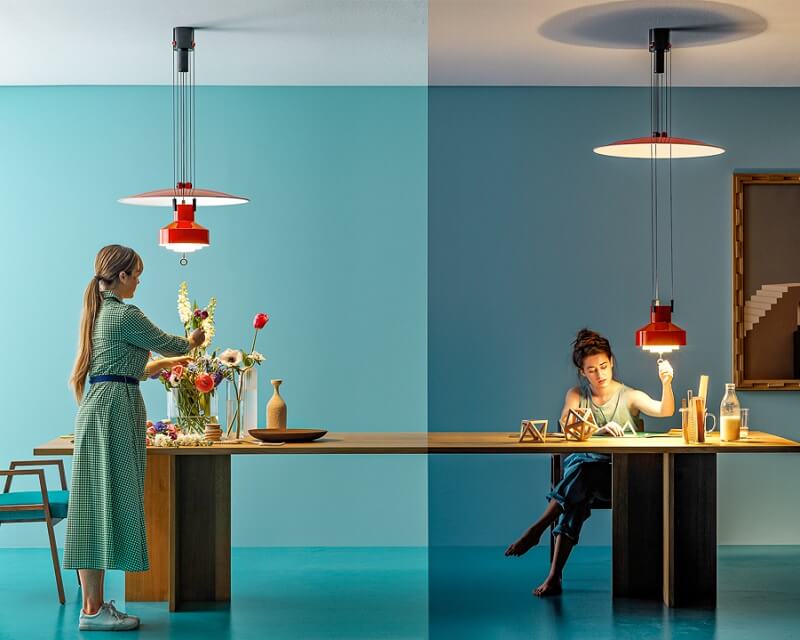 Megafono Stilnovo Lampadario Vintage 1957