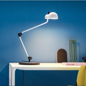 Topo Stilnovo Lampada Da Tavolo Led Orientabile con Base 1970