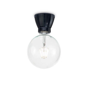 Winery PL Ideal Lux Plafone Economico Bianco Nero