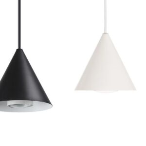 A-Line Sp1 Ideal Lux Lampadario a Cono Moderno Bianco-Nero D13