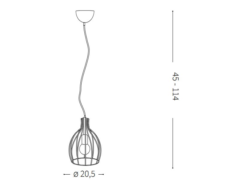 ampolla-due-sospensione-ideal-lux-nero-tecnica