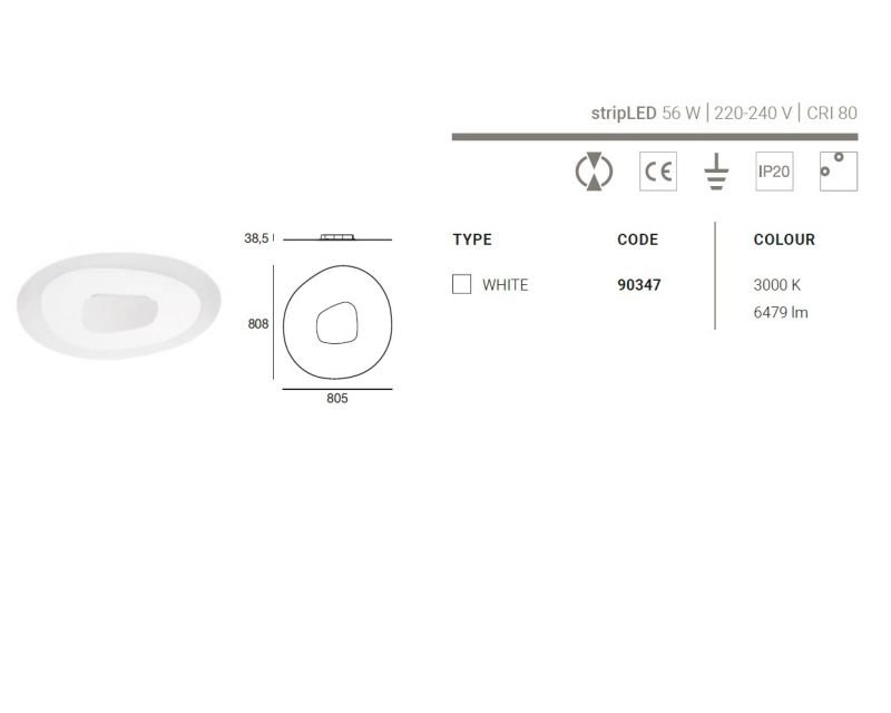 antigua-l-linealight-plafoniera-led-bianca-di-design
