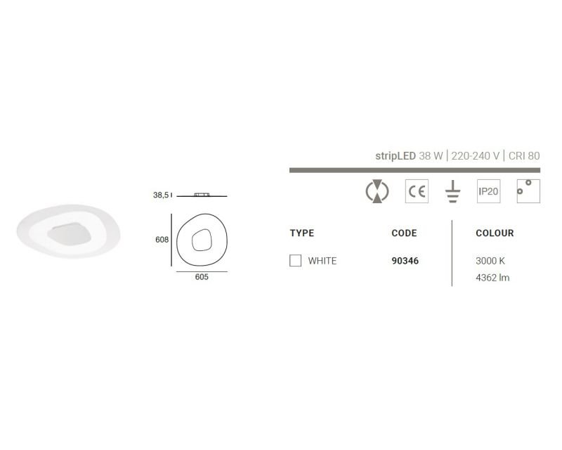antigua-m-linealight-plafoniera-led-bianca-di-design