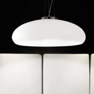 Aria Ideal Lux Lampadario da Cucina in Vetro