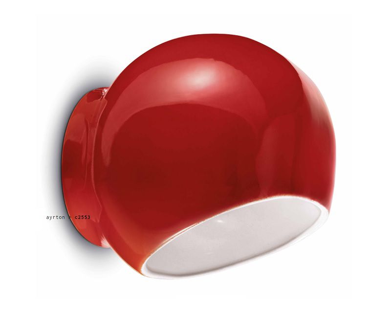 ayrton-applique-moderna-rossa-ferroluce