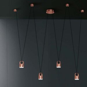 Bag Vivida International Lampadario Led 4 Luci Moderno