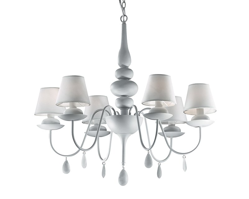blanche-ideal-lux-lampadario-con-paralumi-classico