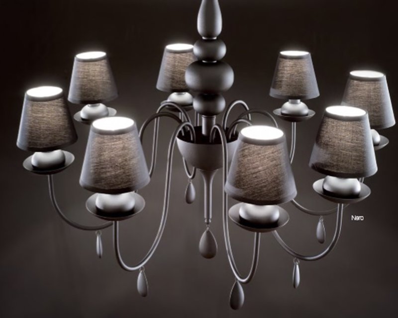 blanche-nero-ideal-lux-lampadario-classico-con-paralumi
