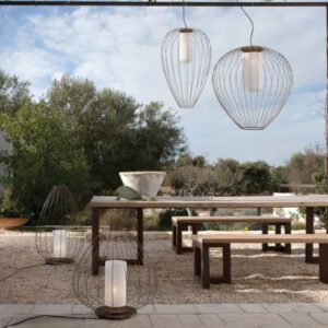 CELL Karman Lampadario di Design per Esterni VERSIONE ALLUNGATA (SE615 - EXT)