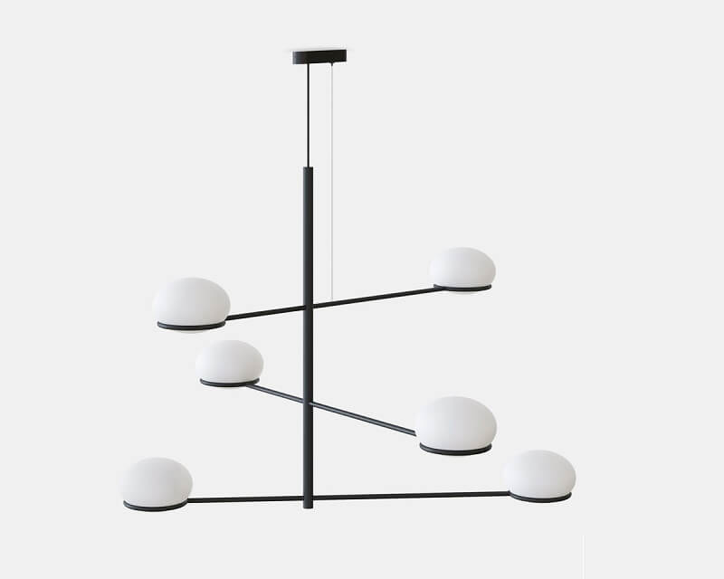 Coco Chandelier Leds-C4 Lampadario a Sospensione Orientabile