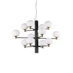 Copernico Sp12 Ideal Lux Lampadario Stile Vintage 12 Luci