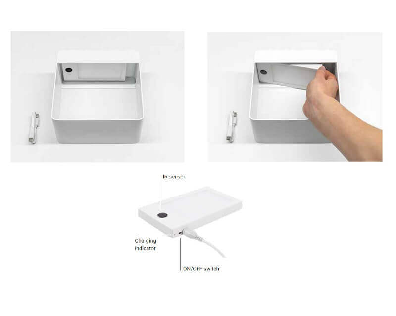 Dama Linea Light Lampada Led Ricaricabile