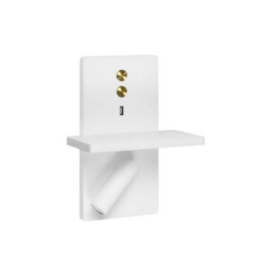 E-Lamp Wall Fixture Leds C4 Applique Led Orientabile da Comodino