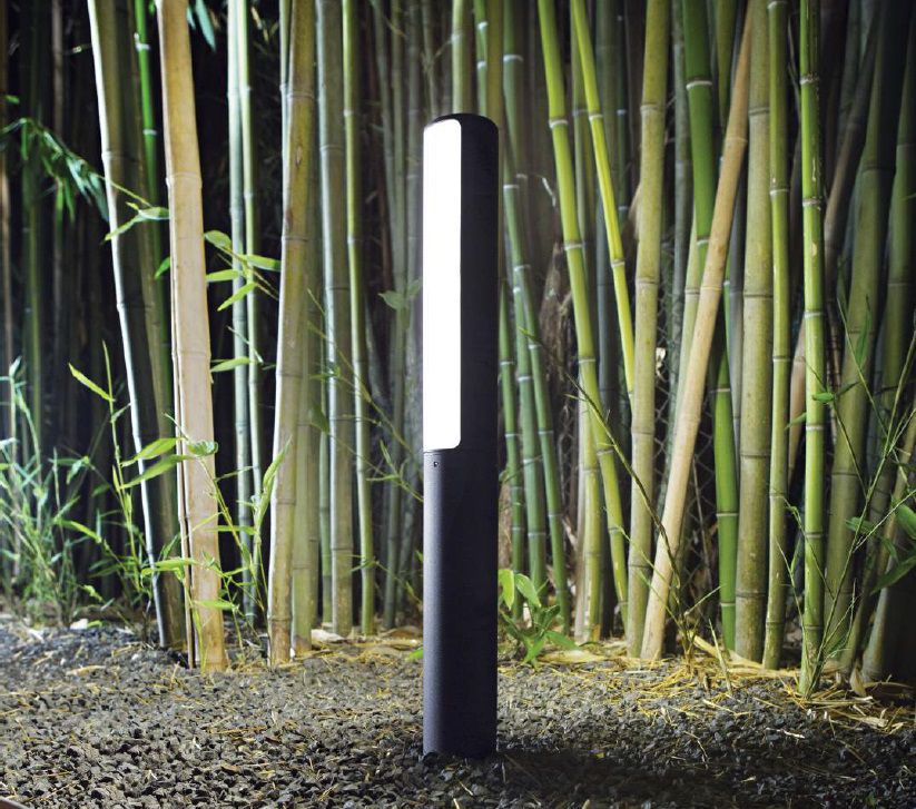etere-ideallux-palo-per-esterno-nero-giardino