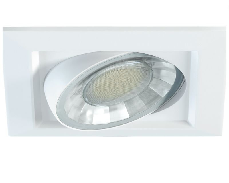 compac-beneito-faretto-led-orientabile-quadrato-bianco