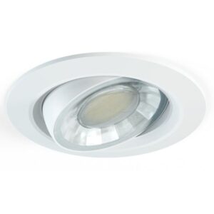 Compac Tondo Beneito Faure Faretto Led Da Incasso Orientabile 8w