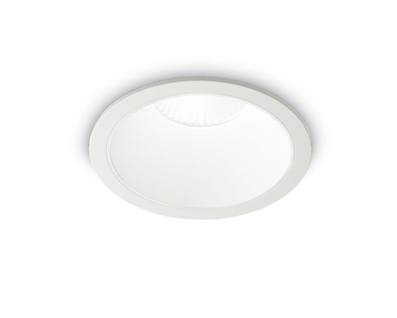 game-round-ideallux-faretto- da -incasso- tondo-bianco