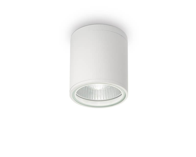 Gun Ideal Lux Plafoniera Tonda Cilindrica bianca