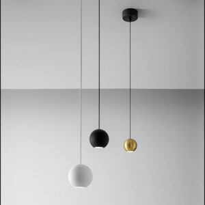 Guya S/1 Gea Luce Sospensione Led Sferica - Oro
