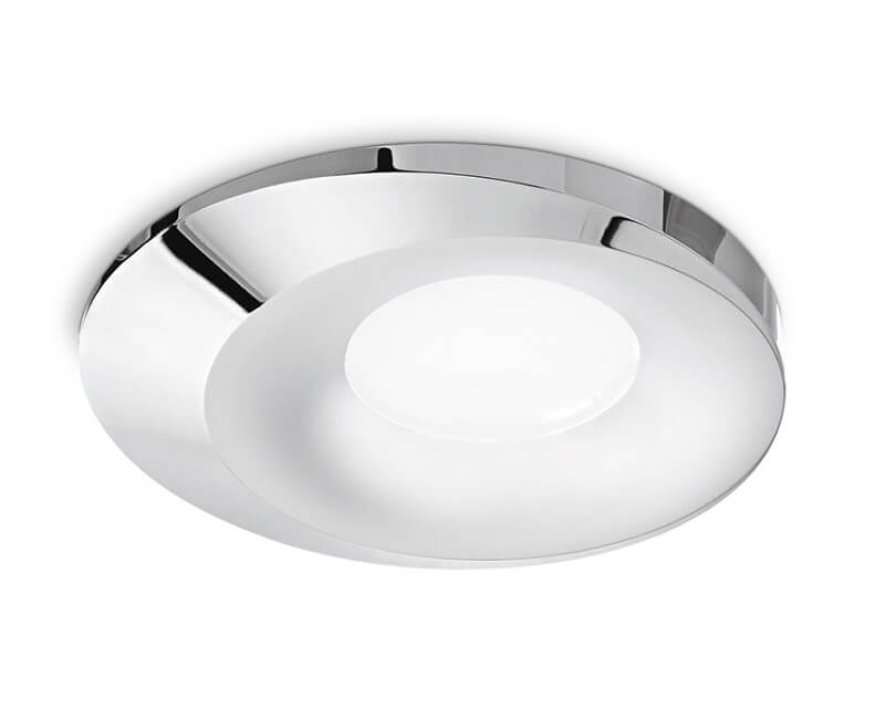 Janus R Gea Luce Faretto Tondo Cromo