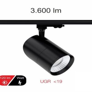 Konic Beneito Faure Faretto Orientabile Led 30W per Binario