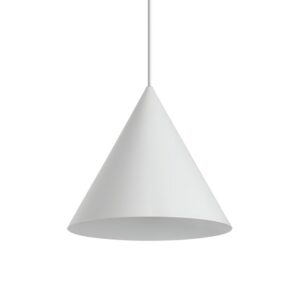 A-Line Sp1 Ideal Lux Lampadario a Cono Moderno Bianco-Nero D30 - Bianco