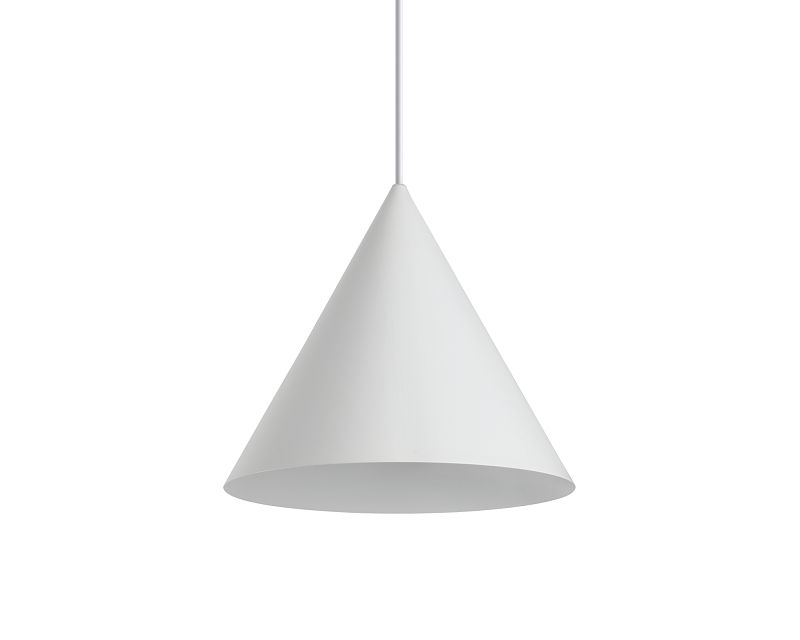 A-Line Ideal Lux Lampadario a Cono Moderno Bianco diam 30