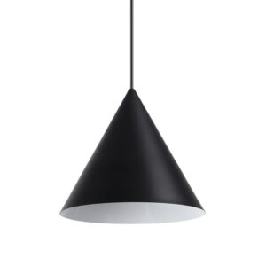 A-Line Sp1 Ideal Lux Lampadario a Cono Moderno Bianco-Nero D30