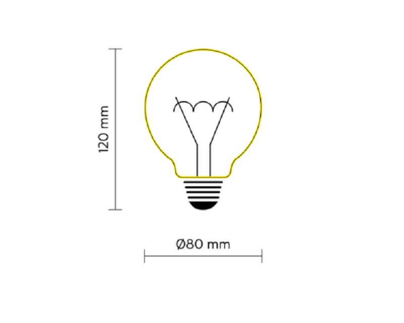 Lampadina Decorativa Filamento di Tungsteno