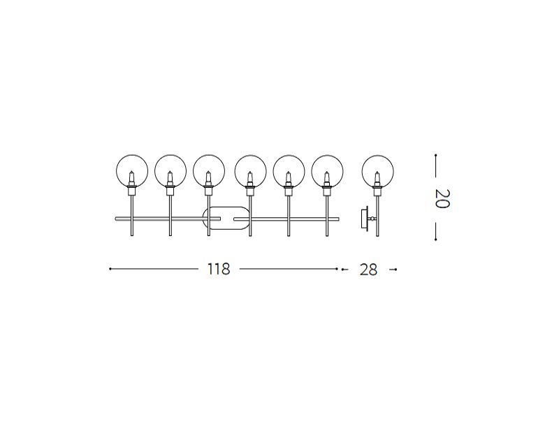 maracas-lampadario-soffitto-classico-diffusori-orientabili-ideal-lux-tecnica