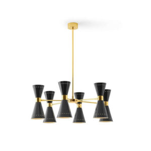 Megafono Stilnovo Lampadario a Sospensione Led 6 Luci