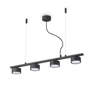 Minor S4 Ideal Lux Lampadario Led Moderno Nero