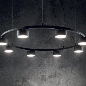 Minor Sp8 Ideal Lux Round Lampadario Led Moderno