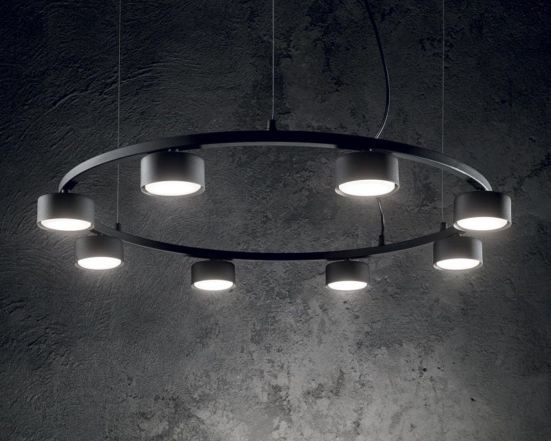 Minor Round Ideal Lux Lampadario Led Moderno Big