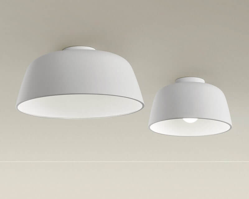 Miso Leds-C4 Plafoniera di Design Bianca