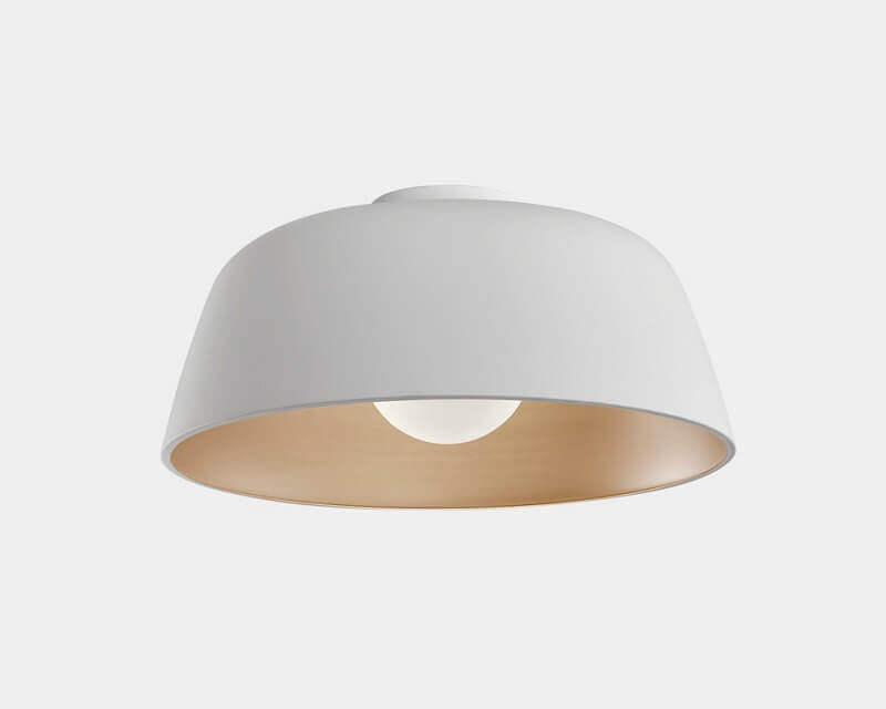Miso Leds-C4 Plafoniera di Design Bianca Oro