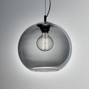 Nemo FUME' Ideal Lux Lampadario Moderno a Sfera in Vetro