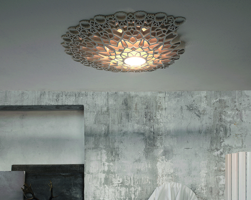 Notredame-Karman-plafoniera-led-dimmerabille-di-design