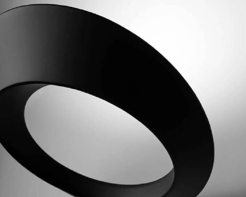 Olo Sforzin Applique Led Nera Moderna Detaglio