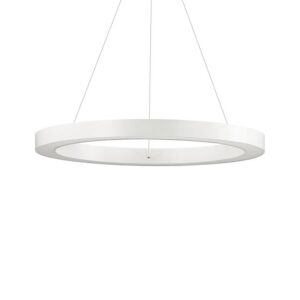 Oracle Ideal Lux Lampadario Led Moderno Tondo Bianco