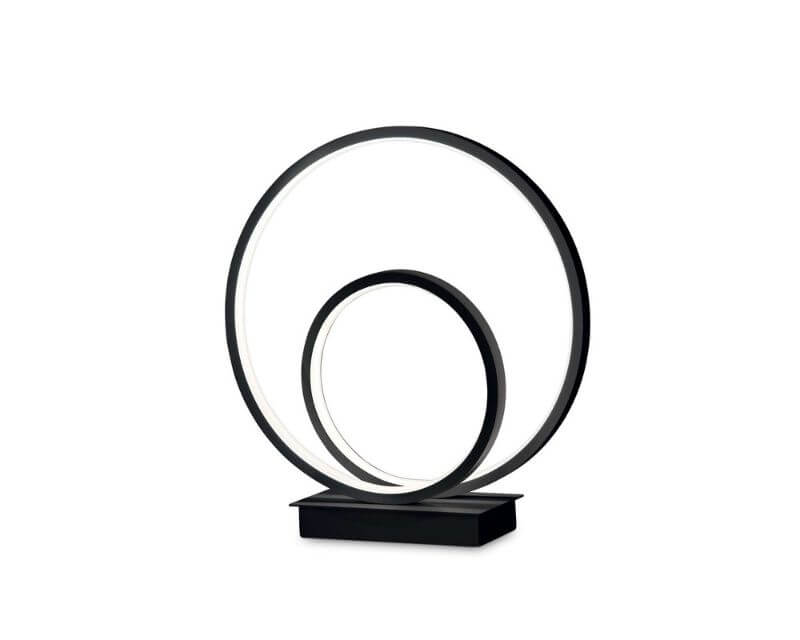 OZ Ideal Lux Lampada Da Tavolo Led Moderna Nera